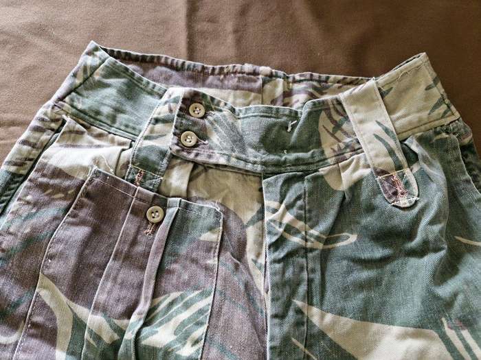 Rhodesian Bush War Camo Trousers. 37 Cm across Waist.