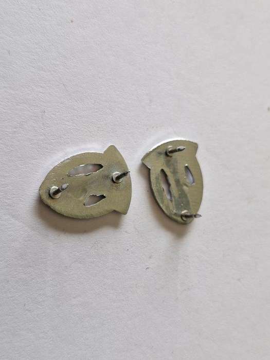 SADF Armoured Corps collar badges.