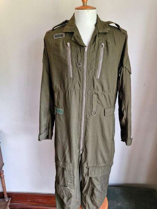 19 Squadron SAAF Flight suit with 19 Squadron patch. 54 Cm Armpit to Armpit. Good used condition.