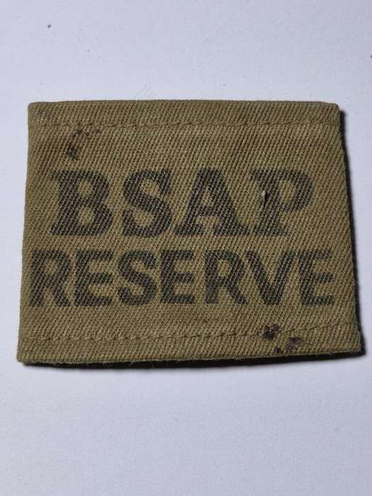 Rhodesian BSAP Reserve slip on