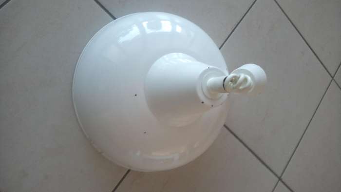 Vintage pull down light