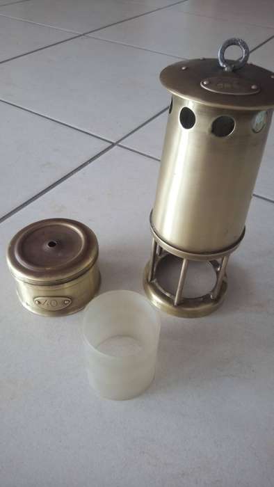 Vintage brass lantern