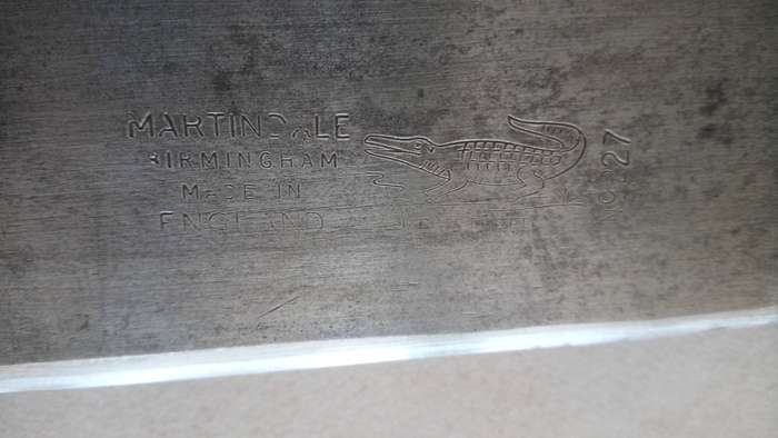 Military Bermingham machete