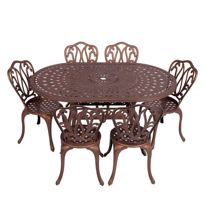 6 Seater Lisa, 150 x 96cm Oval Table