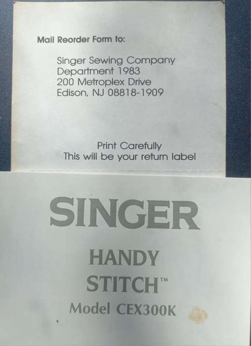 Singer Handy Stitch Sewing Machine
