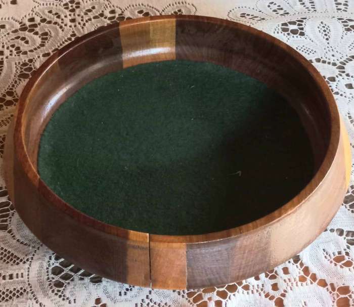 Vintage Offering Plate Used in Churches for Many Years