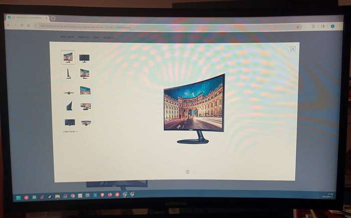 24" LED Monitor C24F390FHA with Curved Display