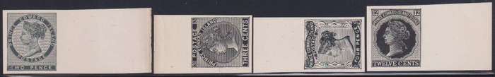 PRINCE EDWARD ISLAND-CANADA  QVIC PLATE PROOFS - UNUSUAL