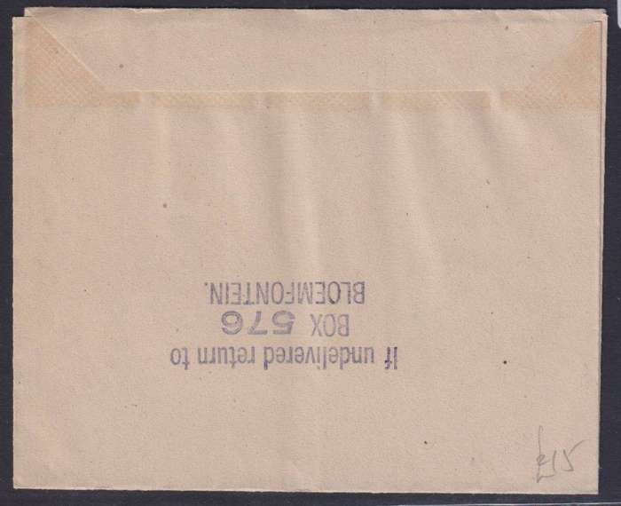 BECHUANALAND PRINTED ON SA  1950 KGV1 LETTERCARD