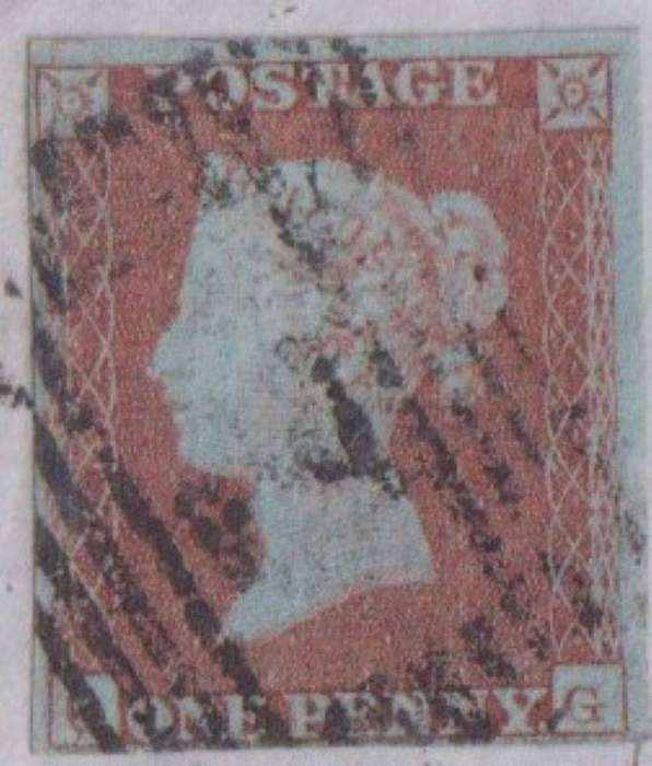 GREAT BRITAIN 1844 1d PLATE 10  ON COVER & SINGLE - WRITTEN UP