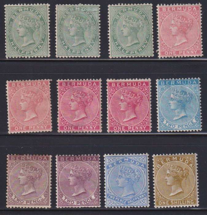 BERMUDA LOVELY QVIC MINT LOT  CV £400+