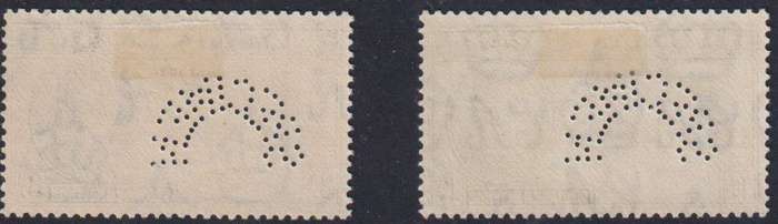 MALTA  KGV1 VICTORY SET PERFORATED SPECIMEN FINE MINT CV £120