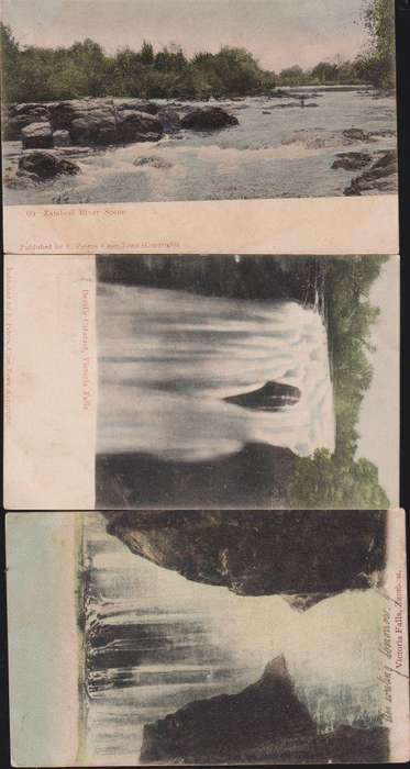 CAPE OF GOOD HOPE ON VICTORIA FALLS POSTCARDS- A SUPERB LOT