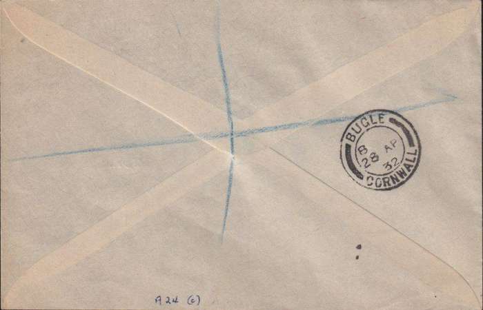 CYPRUS - 1932 IMPERIAL AIRWAYS 1st FLIGHT - LIMASSOL-ATHENS-BRINDISI-LONDON - SUPERB