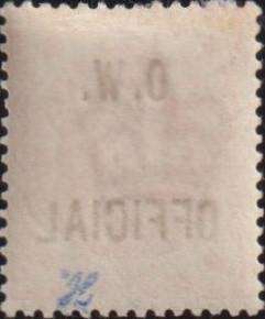 GREAT BRITAIN 1896 O.W. OFFICIAL 1/2d FINE MINT - SG O31 CV £350