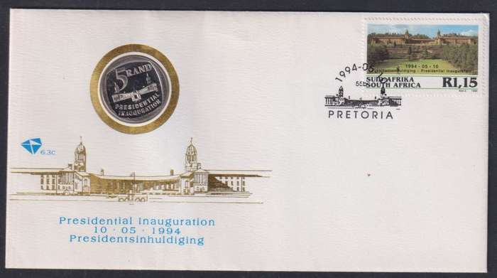 RSA 1994 INAUGURATION FDC `WITH STEPS`