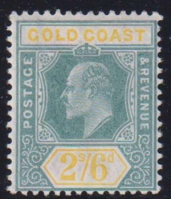 GOLD COAST 1906-13 KEV11 2/6 & 5/- SUPERB MINT