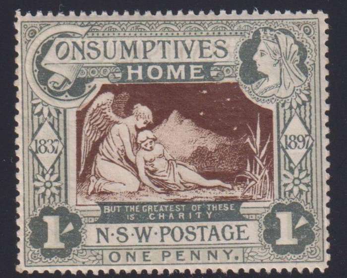 NEW ZEALAND CONSUMPTIVES HOME CHARITY STAMP MINT