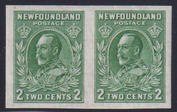 NEWFOUNDLAND - CANADA 1932 IMPERF PAIR SG 223a UNMOUNTED MINT