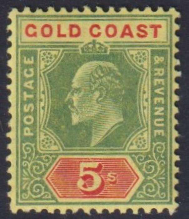 GOLD COAST 1906-13 KEV11 2/6 & 5/- SUPERB MINT