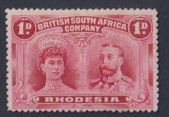 RHODESIA 1910 DOUBLE HEADS MINT - NICE LOT!