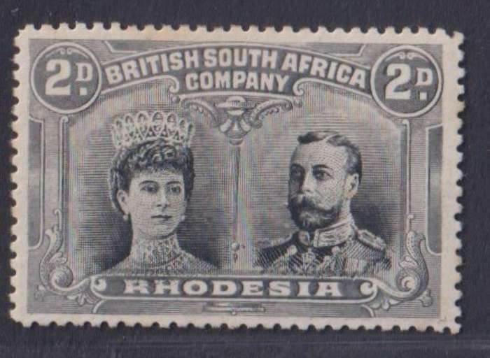 RHODESIA 1910 DOUBLE HEADS MINT - NICE LOT!