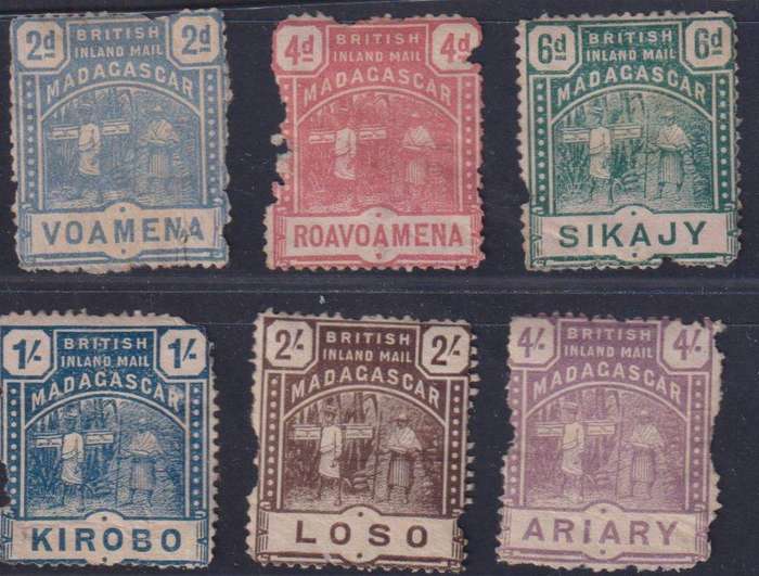 BRITISH INLAND MAIL MADAGASCAR
