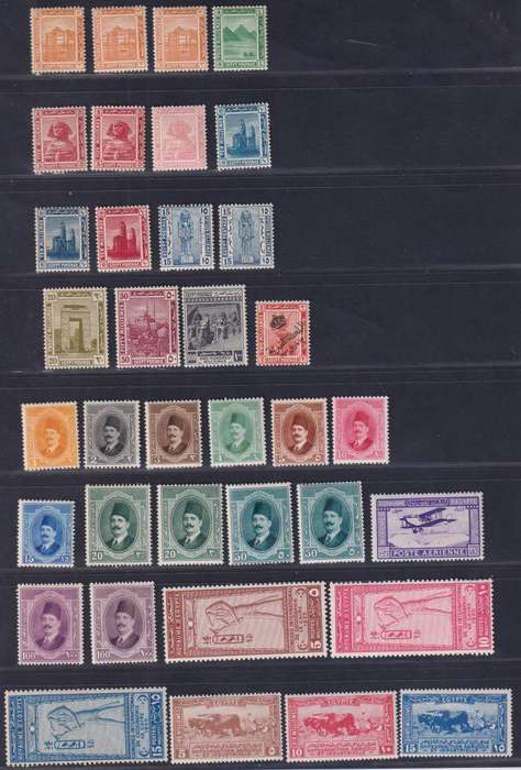 EGYPT FANTASTIC EARLY MINT LOT - HIGH CATALOGUE VALUE
