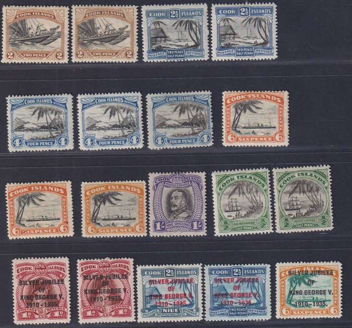 COOK ISLANDS LOVELY MINT LOT - HIGH CV