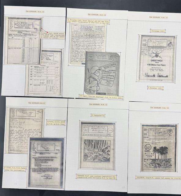 SA TERRIFIC WW2  AIRGRAPH  COLLECTION