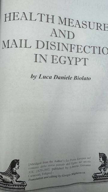 DISINFECTED MAIL- A SUPERB STUDY
