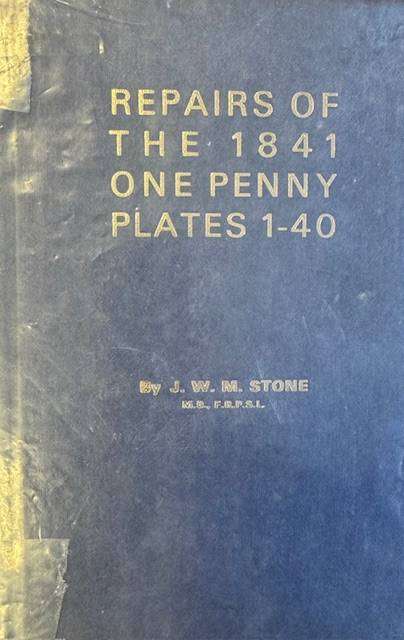 GB 1841 1d PLATES - REPAIRS HANDBOOK-SUPERB!