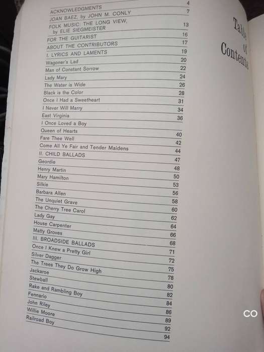Joan Boaz Songbook