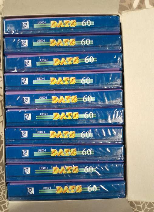 60 minute blank audio cassettes. Box of 10