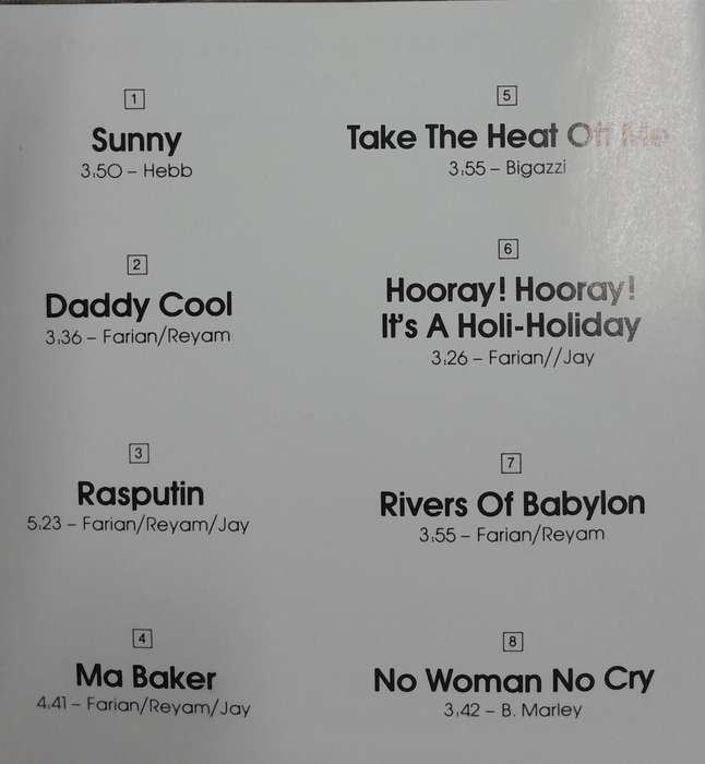 Boney M - Greatest Hits Of All Time Remix CD (Reunion cd, PWL release)