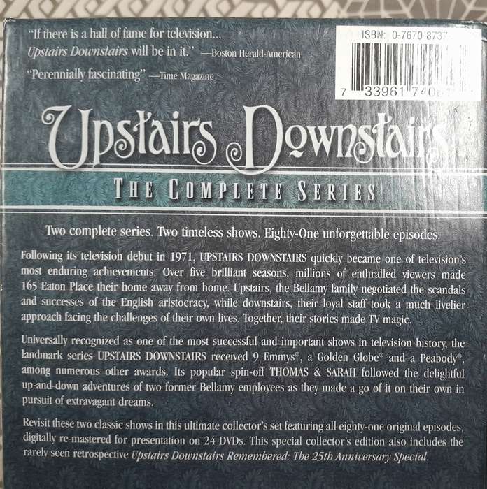 Upstairs Downstairs Complete series DVD box set