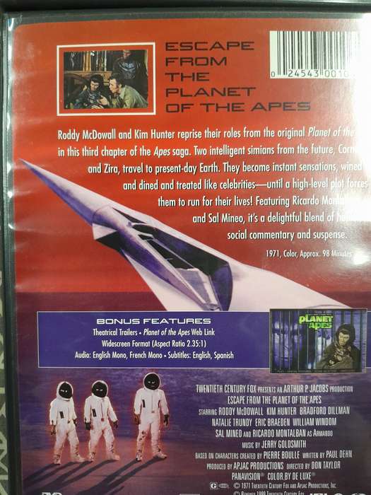Planet of the Apes - The Evolution collection 6 DVD set