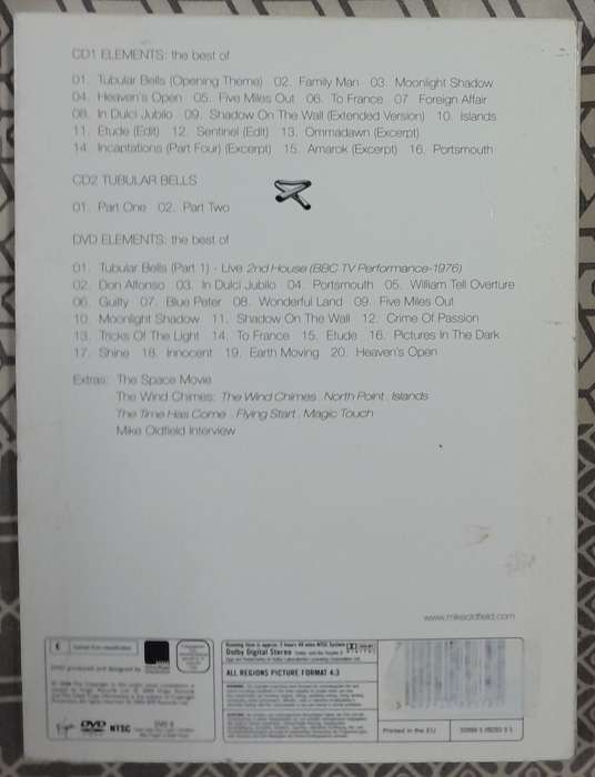 Mike Oldfield - Elements Gift Pack (2CD plus DVD)
