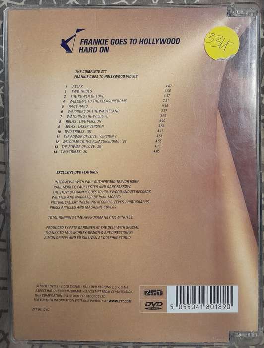 Frankie Goes To Hollywood- Hard On (The Best of) DVD