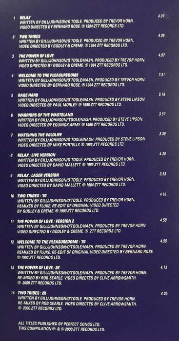 Frankie Goes To Hollywood- Hard On (The Best of) DVD