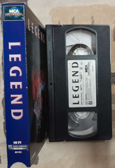 Legend VHS (NTS format) Tom Cruise, Mia Sara, Tim Curry