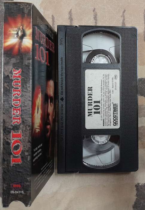 Murder 101 VHS (NTSC format) Pierce Brosnan