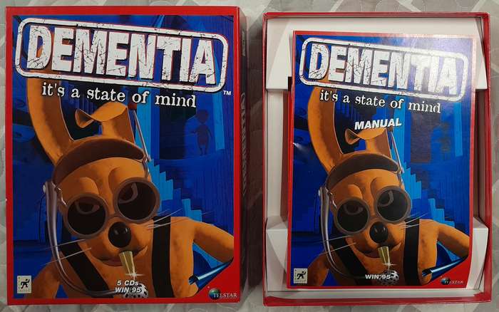 Dementia - It's A State of Mind. PC Big Box Adventure Game