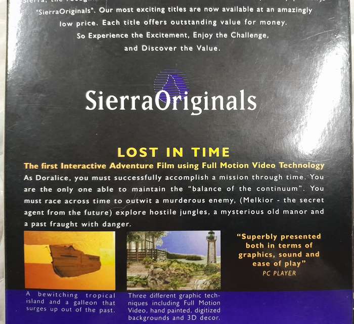 Lost In Time parts 1 and 2 - PC Adventure game (Sierra originals)