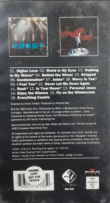 Depeche Mode - Devotional VHS