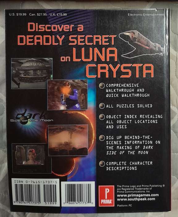 Dark Side of the Moon Big Box PC Adventure Game deluxe edition