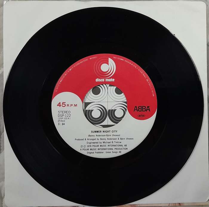 ABBA - Summer Night City 7" single (Japanese pressing)