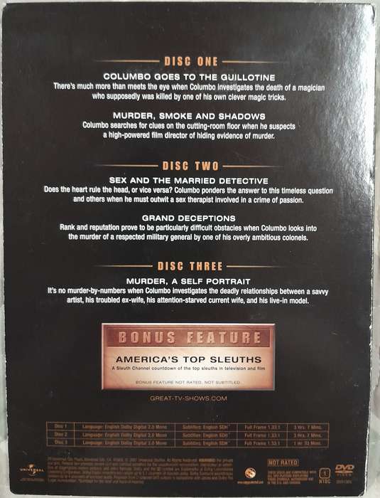 Columbo - 1989 Mystery Movie Collection 3DVD set (Season 8)