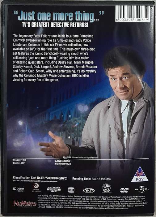 Columbo - 1990 Mystery Movie Collection 3DVD set (Season 9)