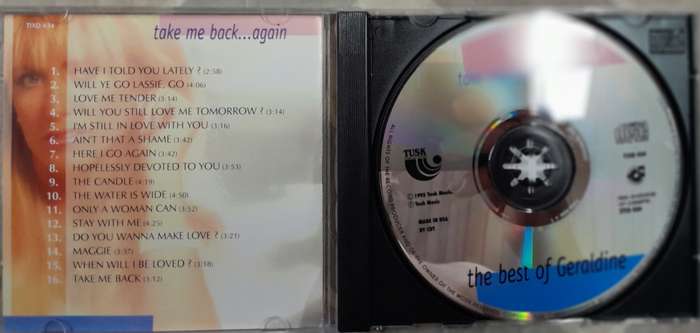 Geraldine - Take Me Back ... Again  / The Best of CD